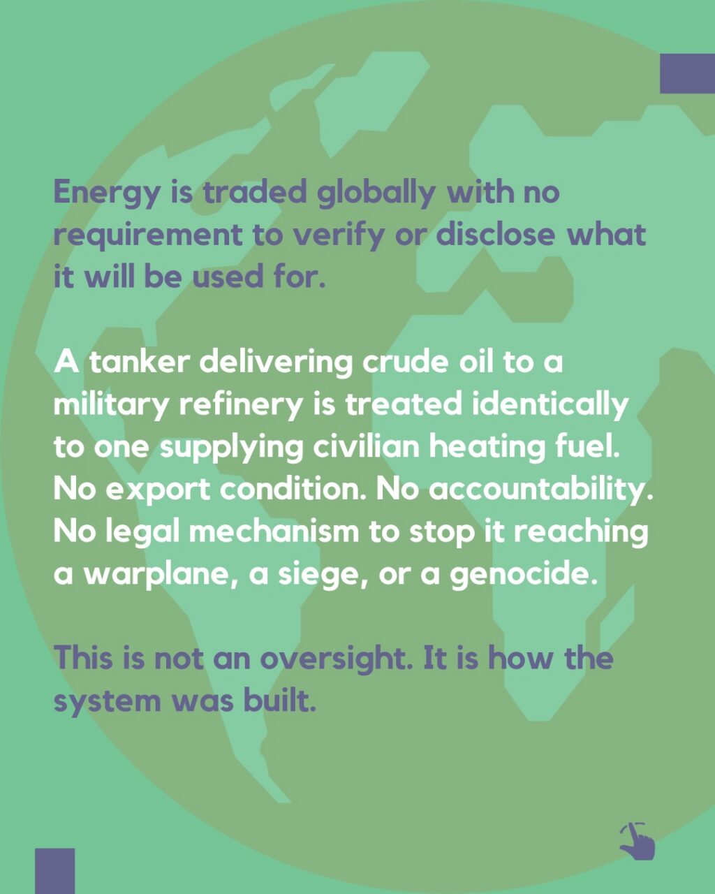 Instagram post from palenergyembargo. This post is in position 1.